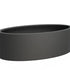Adezz Ellipse Plantenbak Polyester Ovaal 200 x 120 x 60 cm Zwartgrijs