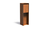 Adezz Flyn brievenbus Cortenstaal 35 x 35 x 120 cm