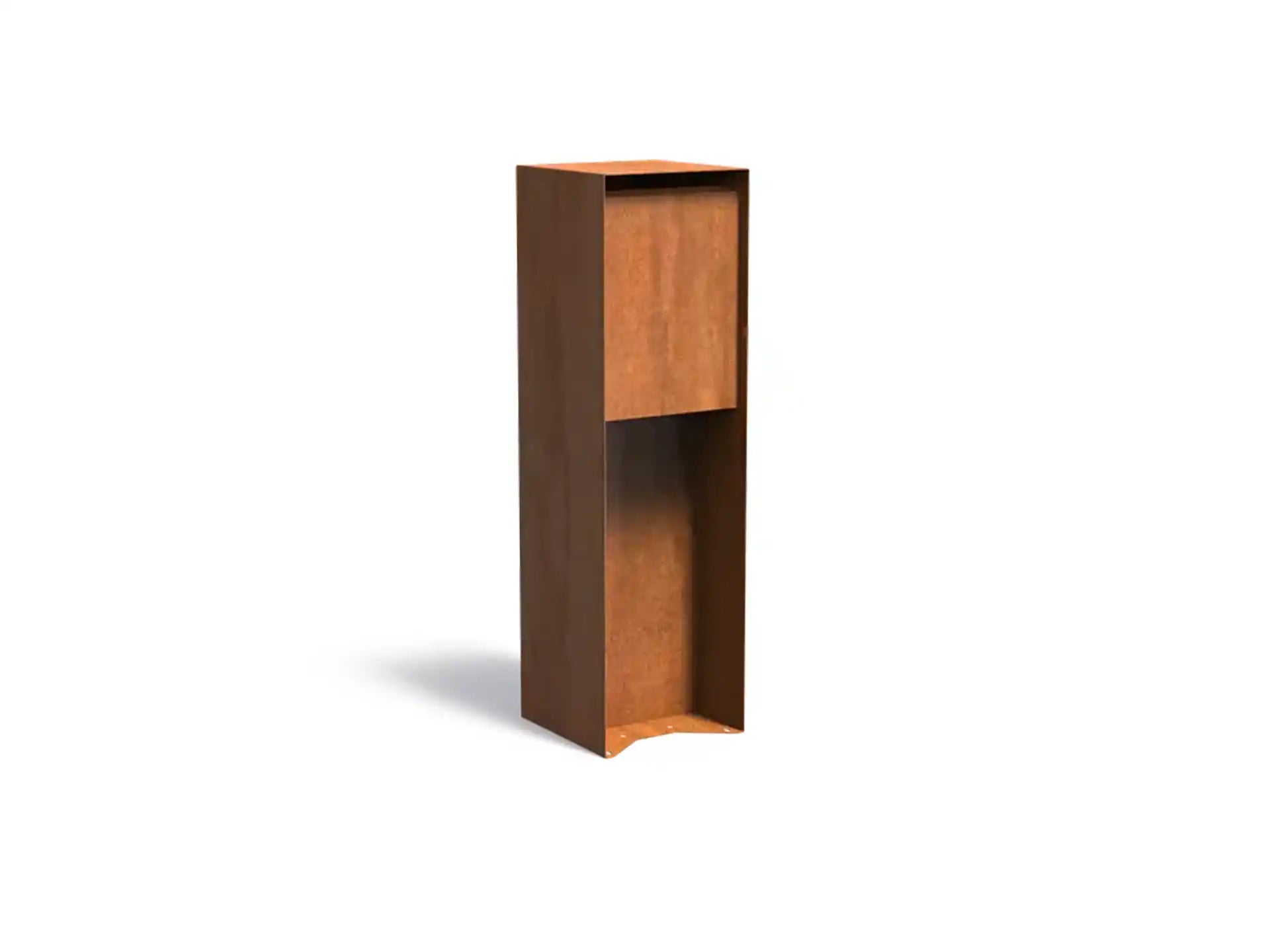 Adezz Flyn brievenbus Cortenstaal 35 x 35 x 120 cm