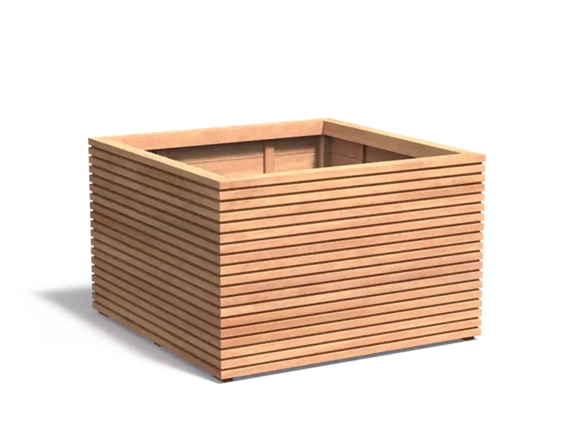 Adezz Malaga Rhombus Hardhout Plantenbak Vierkant 120 x 120 x 77 cm met bodem