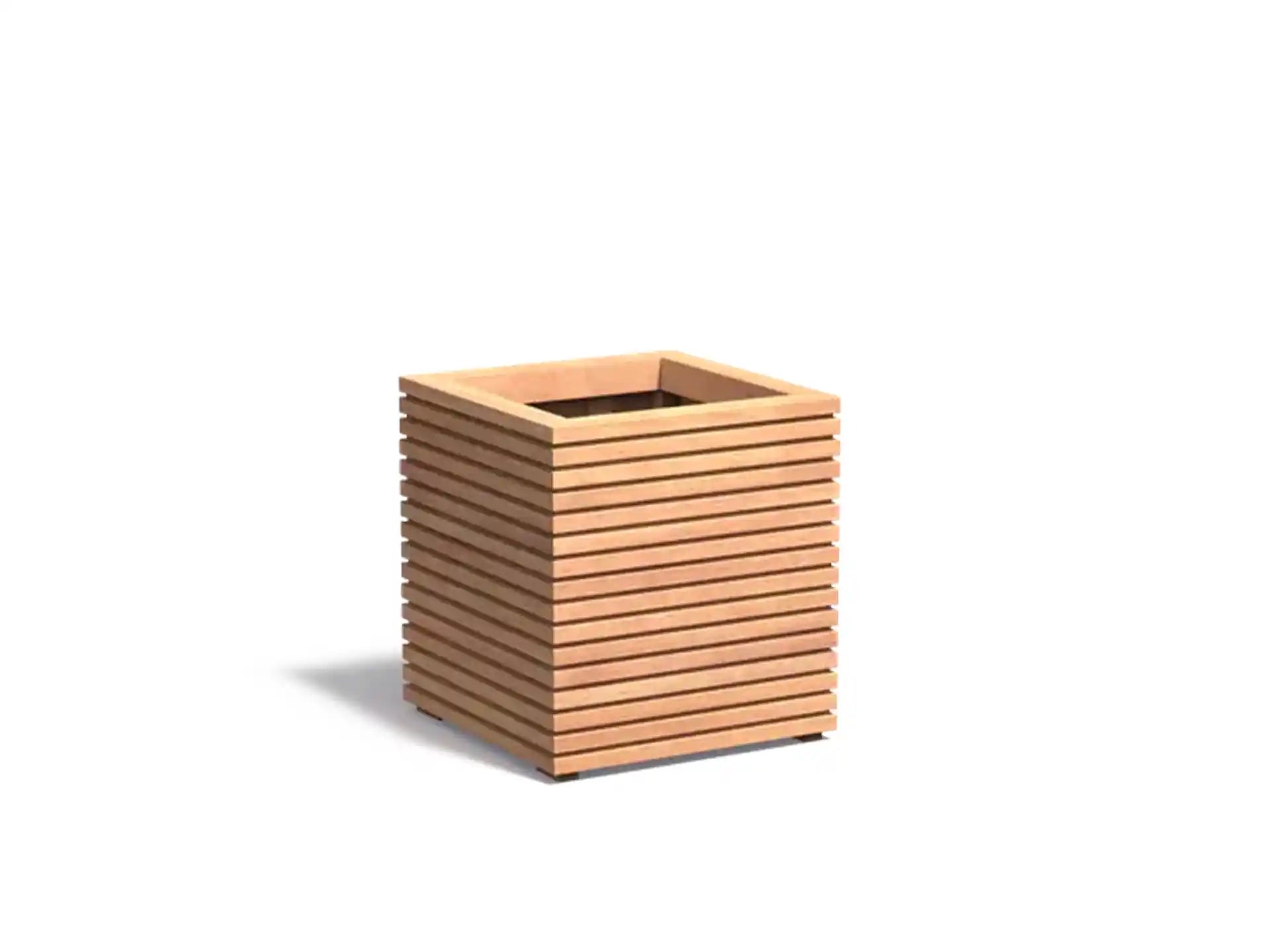 Adezz Malaga Rhombus Hardhout Plantenbak Vierkant 60 x 60 x 65 cm met bodem