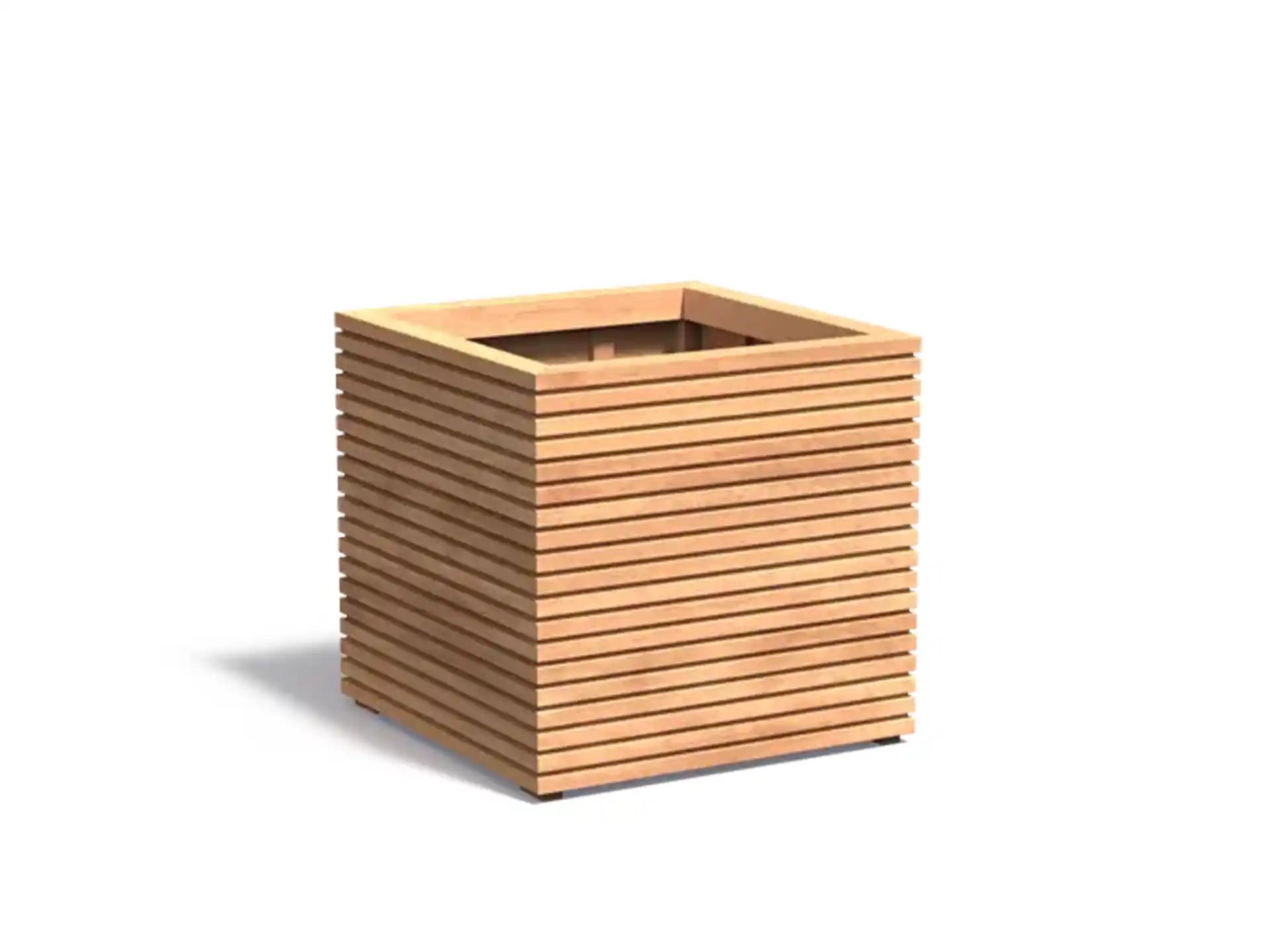 Adezz Malaga Rhombus Hardhout Plantenbak Vierkant 80 x 80 x 77 cm met bodem
