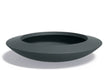 Adezz Malva ronde polyester plantenbak in schaalmodel van 200 x 200 x 40 cm in antracietgrijs uitvoering.
