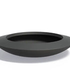 Adezz Malva Plantenbak Polyester Rond Schaalmodel 200 x 200 x 40 cm Zwartgrijs