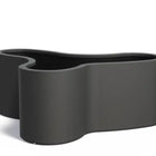 Adezz Organ Plantenbak Polyester Rond Organisch 161 x 133,5 x 60 cm Zwartgrijs