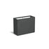 Adezz Carrez Plantenbak Polyester Rechthoek 100 x 40 x 80 cm Antracietgrijs