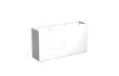 Adezz plantenbak Carrez in polyester, rechthoekige plantenbak 150 x 40 x 80 cm in verkeerswit.
