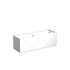 Adezz Carrez Plantenbak Polyester Rechthoek 150 x 50 x 50 cm Verkeerswit