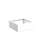 Adezz Carrez Plantenbak Polyester Vierkant 100 x 100 x 40 cm Verkeerswit