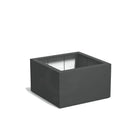 Adezz Carrez Plantenbak Polyester Vierkant 100 x 100 x 60 cm Antracietgrijs