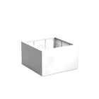 Adezz Carrez Plantenbak Polyester Vierkant 100 x 100 x 60 cm Verkeerswit