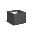 Adezz Carrez Plantenbak Polyester Vierkant 100 x 100 x 80 cm Antracietgrijs