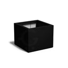 Adezz Carrez Plantenbak Polyester Vierkant 100 x 100 x 80 cm Gitzwart