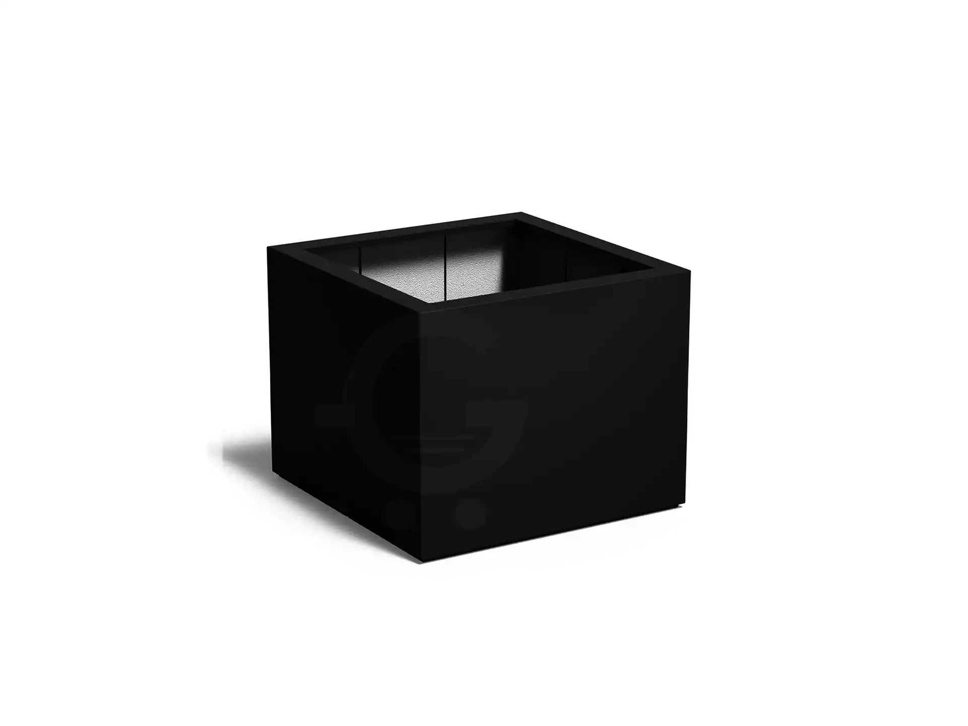 Adezz Carrez Plantenbak Polyester Vierkant 100 x 100 x 80 cm Gitzwart