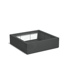 Adezz Carrez Plantenbak Polyester Vierkant 120 x 120 x 40 cm Antracietgrijs