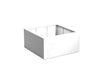 Adezz plantenbak Carrez in polyester, vierkante plantenbak 120 x 120 x 60 cm in verkeerswit.