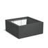 Adezz Carrez Plantenbak Polyester Vierkant 140 x 140 x 60 cm Antracietgrijs