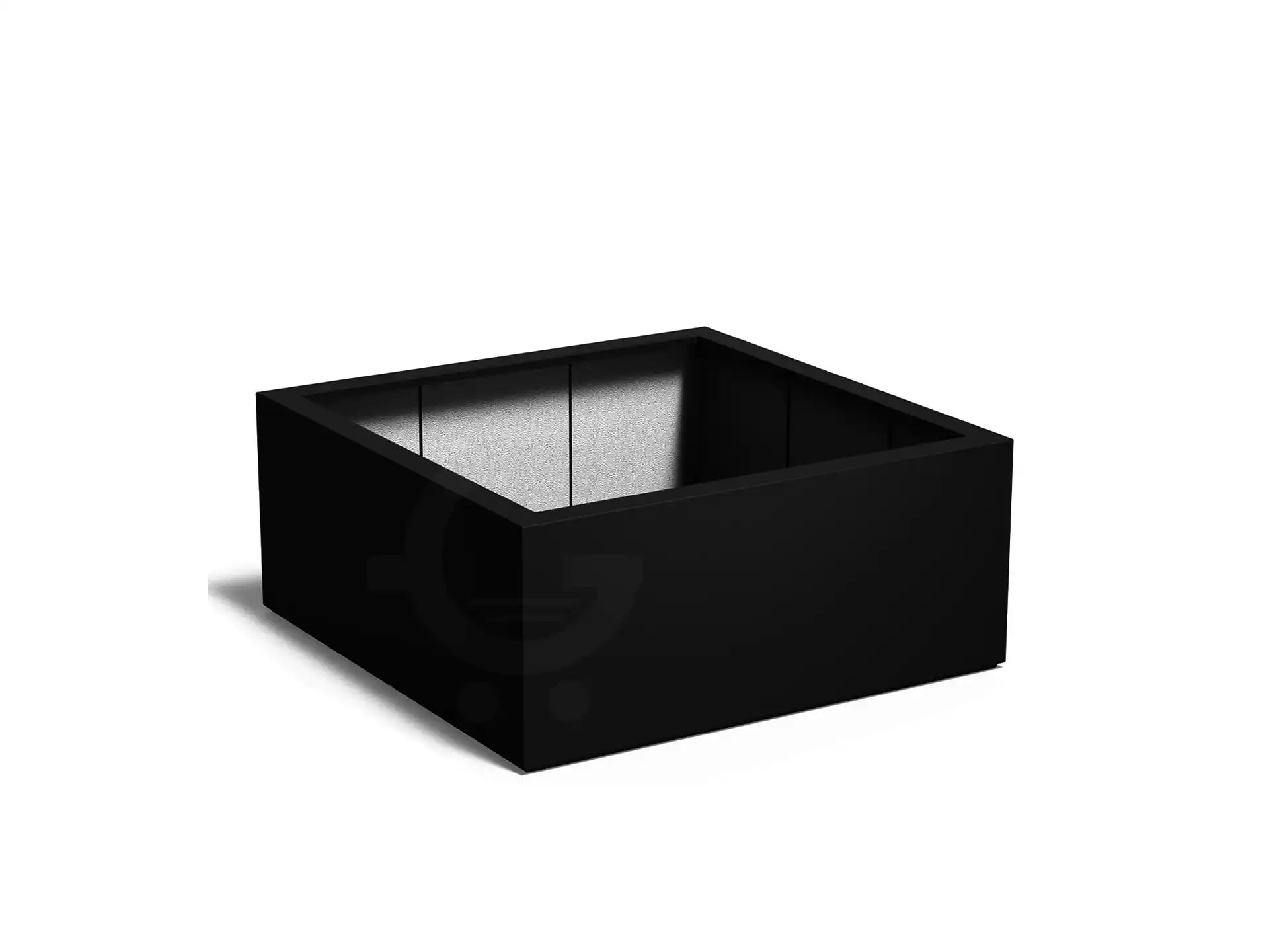 Adezz Carrez Plantenbak Polyester Vierkant 140 x 140 x 60 cm Gitzwart