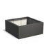 Adezz Carrez Plantenbak Polyester Vierkant 140 x 140 x 60 cm Zwartgrijs