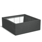 Adezz Carrez Plantenbak Polyester Vierkant 160 x 160 x 60 cm Antracietgrijs