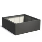 Adezz Carrez Plantenbak Polyester Vierkant 160 x 160 x 60 cm Zwartgrijs