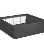 Adezz Carrez Plantenbak Polyester Vierkant 200 x 200 x 60 cm Antracietgrijs