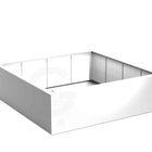 Adezz Carrez Plantenbak Polyester Vierkant 200 x 200 x 60 cm Verkeerswit