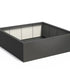 Adezz Carrez Plantenbak Polyester Vierkant 200 x 200 x 60 cm Zwartgrijs