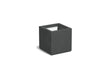 Adezz plantenbak Carrez in polyester, vierkante plantenbak 70 x 70 x 70 cm in antracietgrijs.