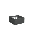 Adezz Carrez Plantenbak Polyester Vierkant  80 x 80 x 40 cm Antracietgrijs
