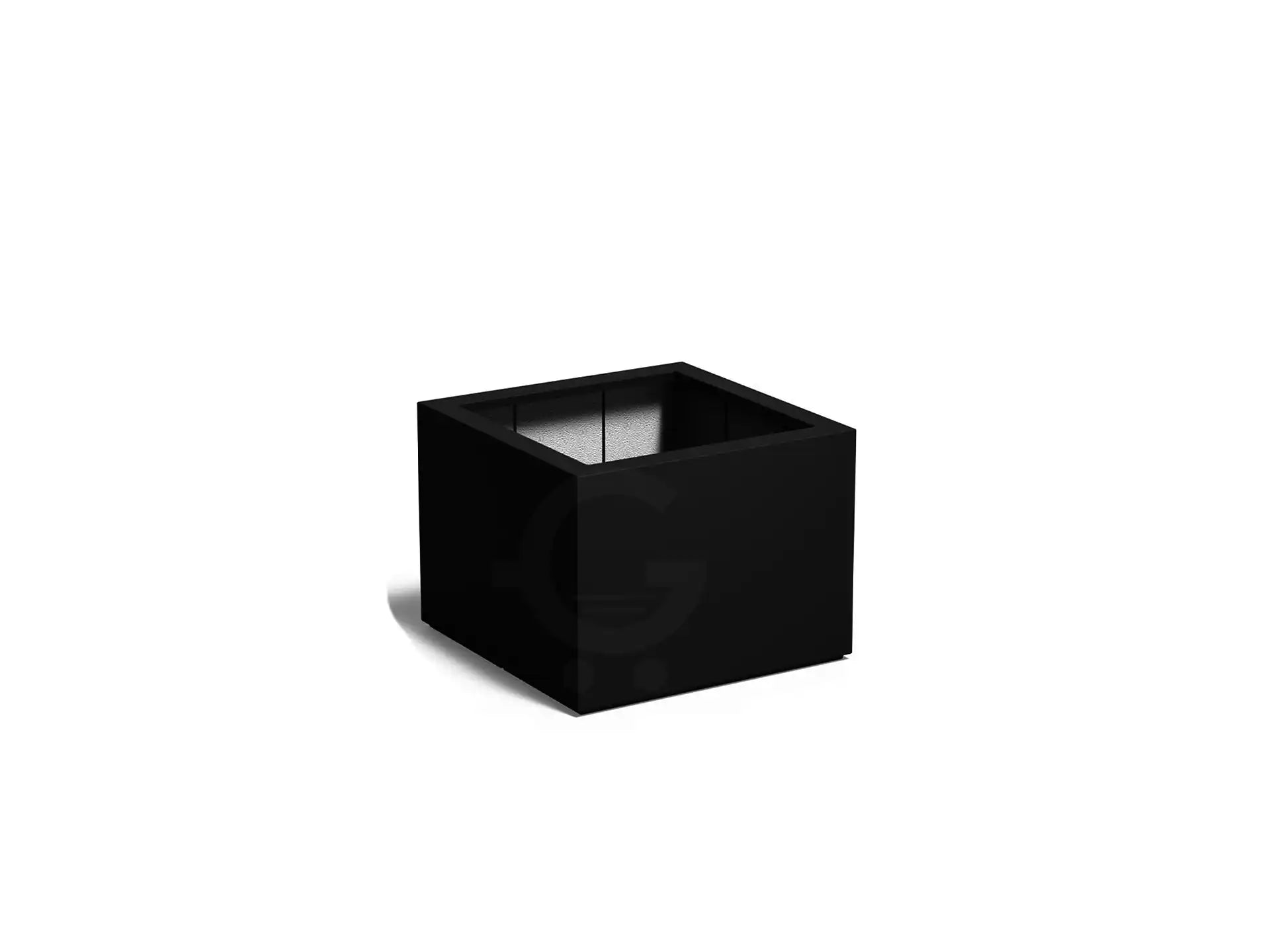Adezz Carrez Plantenbak Polyester Vierkant 80 x 80 x 60 cm Gitzwart