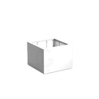 Adezz Carrez Plantenbak Polyester Vierkant 80 x 80 x 60 cm Verkeerswit