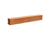 Adezz Sokkel met zitting van cortenstaal 300 x 40 x 43 cm
