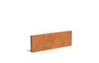 Adezz tuinwand van cortenstaal 300 x 15 x 100 cm met stoere roestkleur en duurzame afwerking voor de tuin.