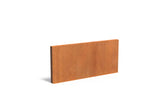 Adezz Tuinwand van cortenstaal 300 x 15 x 135 cm