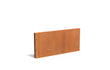 Adezz tuinwand van cortenstaal 300 x 15 x 135 cm met stoere roestkleur en moderne uitstraling voor de tuin