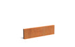 Adezz tuinwand van cortenstaal 300 x 15 x 80 cm met stoere roestkleur en moderne uitstraling
