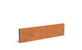 Adezz Tuinwand van cortenstaal 400 x 15 x 100 cm
