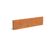Adezz tuinwand van cortenstaal 400 x 15 x 100 cm met stoere roestkleur en duurzame afwerking voor de tuin