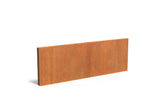 Adezz Tuinwand van cortenstaal 400 x 15 x 135 cm