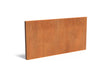 Adezz tuinwand van cortenstaal 400 x 15 x 200 cm met stoere roestkleur en robuuste afwerking voor de tuin