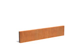 Adezz Tuinwand van cortenstaal 400 x 15 x 80 cm