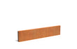 Adezz tuinwand van cortenstaal 400 x 15 x 80 cm met stoere roestkleur en strakke afwerking voor de tuin