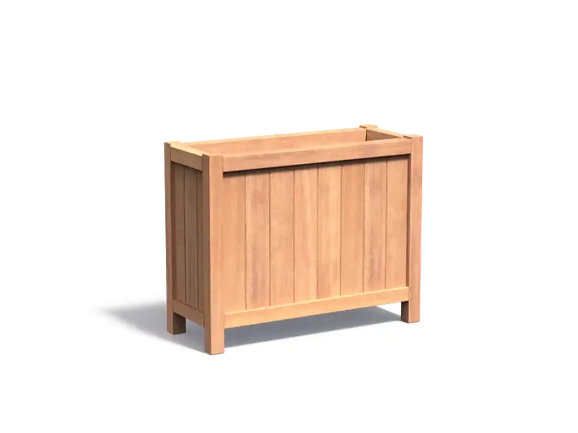 Adezz Valencia Hardhout Plantenbak Rechthoek met poten 100 x 40 x 80 cm met bodem