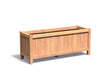 Adezz Valencia Hardhout Plantenbak Rechthoek met poten 150 x 50 x 60 cm met bodem, productfoto op witte achtergrond.