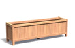 Adezz Valencia Hardhout Plantenbak Rechthoek met poten 200 x 50 x 60 cm met bodem, productfoto op witte achtergrond.
