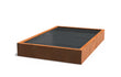 Adezz vijver van cortenstaal 300 x 200 x 40 cm met stoere roestkleur en moderne uitstraling voor de tuin