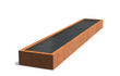 Adezz vijver van cortenstaal 600 x 100 x 40 cm voor een strakke en duurzame tuininrichting