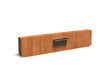 Adezz vijvermuur van cortenstaal 300 x 25 x 60 cm met ingebouwde waterval en pomp