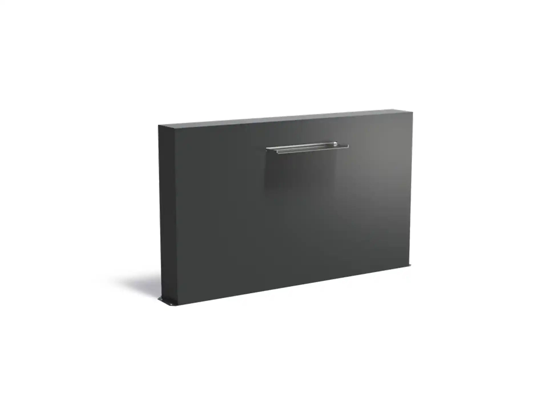 Adezz Vijvermuur Vrijstaand Aluminium 200 x 25 x 120 cm met waterval en pomp